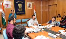 The Union Minister for Education, Skill Development and Entrepreneurship, Shri Dharmendra Pradhan at an event to mark the kickstart the public consultations for National Credit Framework under NEP, in New Delhi on October 19, 2022.