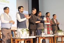 Shri Dharmendra Pradhan launches Yuva Sangam portal in presence of Shri Kiren Rijiju, Shri G. Kishan Reddy, Shri Anurag Singh Thakur, Dr. Subhas Sarkar and Dr. Rajkumar Ranjan Singh.