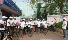 In the run-up to the 3rd Education Working Group conference, a Cyclothon activity was held at NIFT Bhubaneswar as part of the Jan Bhagidari campaign on April 22, 2023.