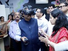 Shri Dharmendra Pradhan visits Exhibition of new ICT laboratory of the CIET