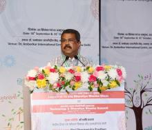 Dharmendra Pradhan at the launch of 75-day Bharatiya Bhasha Utsav