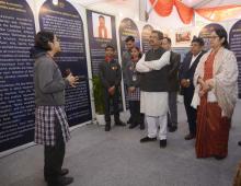 Shri Dharmendra Pradhan, the MoS for Education, Dr. Subhas Sarkar and Smt. Annpurna Devi