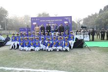 Major Dhyanchand National Stadium, in New Delhi on January 22, 2024. The Secretary, MoE, Shri Sanjay Kumar graced the event. 