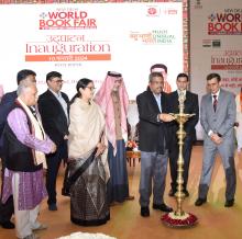  lighting the lamp during the Inaugural Ceremony of the ‘World Book Fair’ 2024