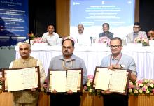 witnessing the signing of tripartite MoU between DEPwD