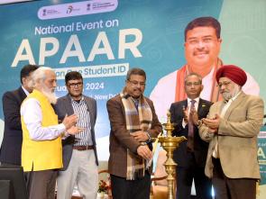 lighting the lamp at the National Conference on APAAR