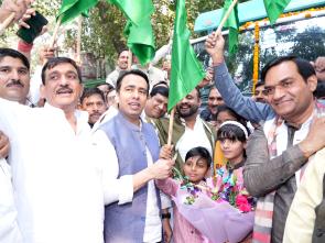 Shri Jayant Chaudhary flags-off the NICSI’s CSR Contribution