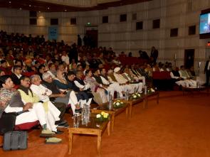 the Union Minister of Culture, Shri Gajendra Singh Shekhawat, the Union Minister of Textiles, Shri Giriraj Singh 