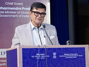 Shri Sanjay Kumar addressing at the launch of Bharatiya Bhasha Summer Camp 2026