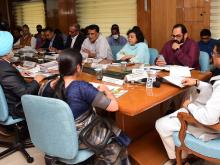 The Union Minister for Education, Skill Development and Entrepreneurship, Shri Dharmendra Pradhan at an event to mark the kickstart the public consultations for National Credit Framework under NEP, in New Delhi on October 19, 2022.