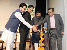 Shri Dharmendra Pradhan launches Yuva Sangam portal in presence of Shri Kiren Rijiju, Shri G. Kishan Reddy, Shri Anurag Singh Thakur, Dr. Subhas Sarkar and Dr. Rajkumar Ranjan Singh.