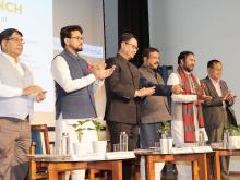 Shri Dharmendra Pradhan launches Yuva Sangam portal in presence of Shri Kiren Rijiju, Shri G. Kishan Reddy, Shri Anurag Singh Thakur, Dr. Subhas Sarkar and Dr. Rajkumar Ranjan Singh.