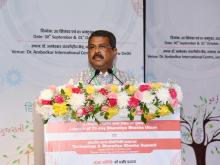 Dharmendra Pradhan at the launch of 75-day Bharatiya Bhasha Utsav