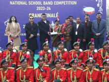 National School Band Competition 2023-24 as part of Republic Day celebrations