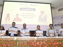 Smt. Annpurna Devi and Shri Dharmendra Pradhan attends the “Guidelines for Co-location of Anganwadi Centres with Schools”