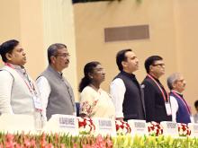 The President of India, Smt Droupadi Murmu graces the Teachers’ Day celebration