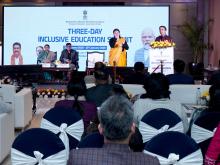 Shri Jayant Chaudhary addressing at the Inclusive Education Summit