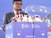 Shri Sanjay Kumar addressing the opening ceremony of National School Competition Grand Finale